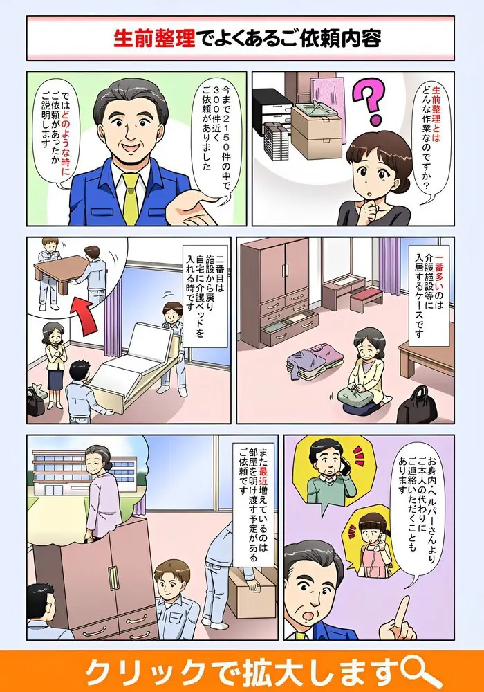 生前整理についてわかりやすくご説明します