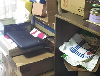 遺品が残っている部屋