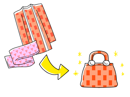 着物リメイクイラスト