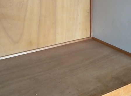 押入れを片付けた後