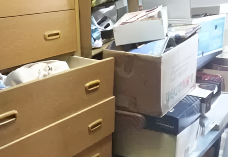 仕分けに時間がかかる部屋