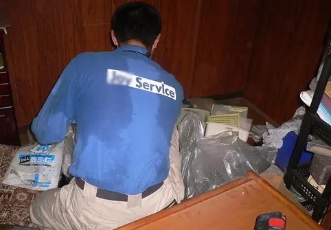 私たち業者の作業光景