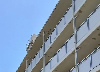 マンション現場の外観