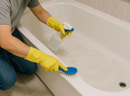 お風呂場の清掃